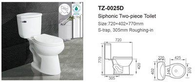 Bộ vệ sinh 2 món